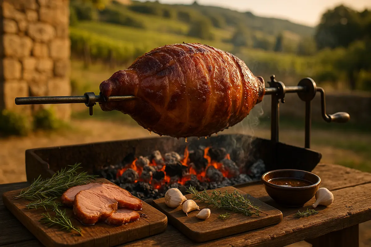 Jambon à la broche