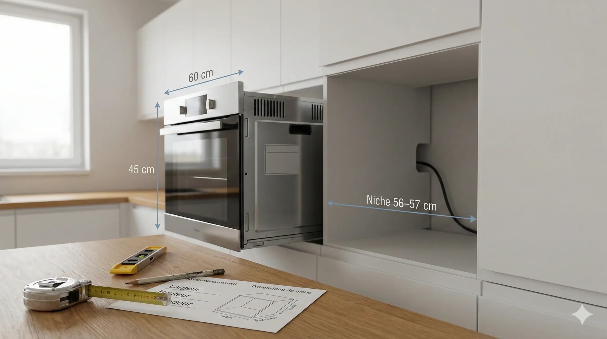 four encastrable dimension