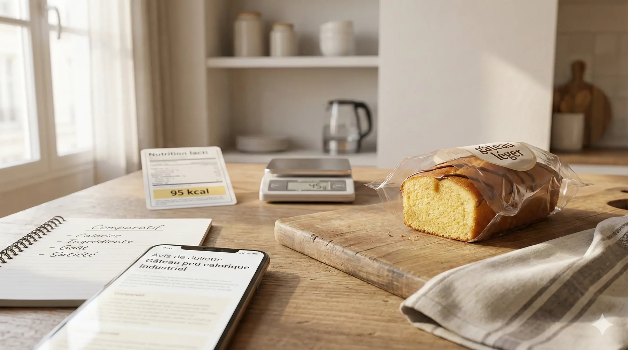 gateau peu calorique industriel avis juliette