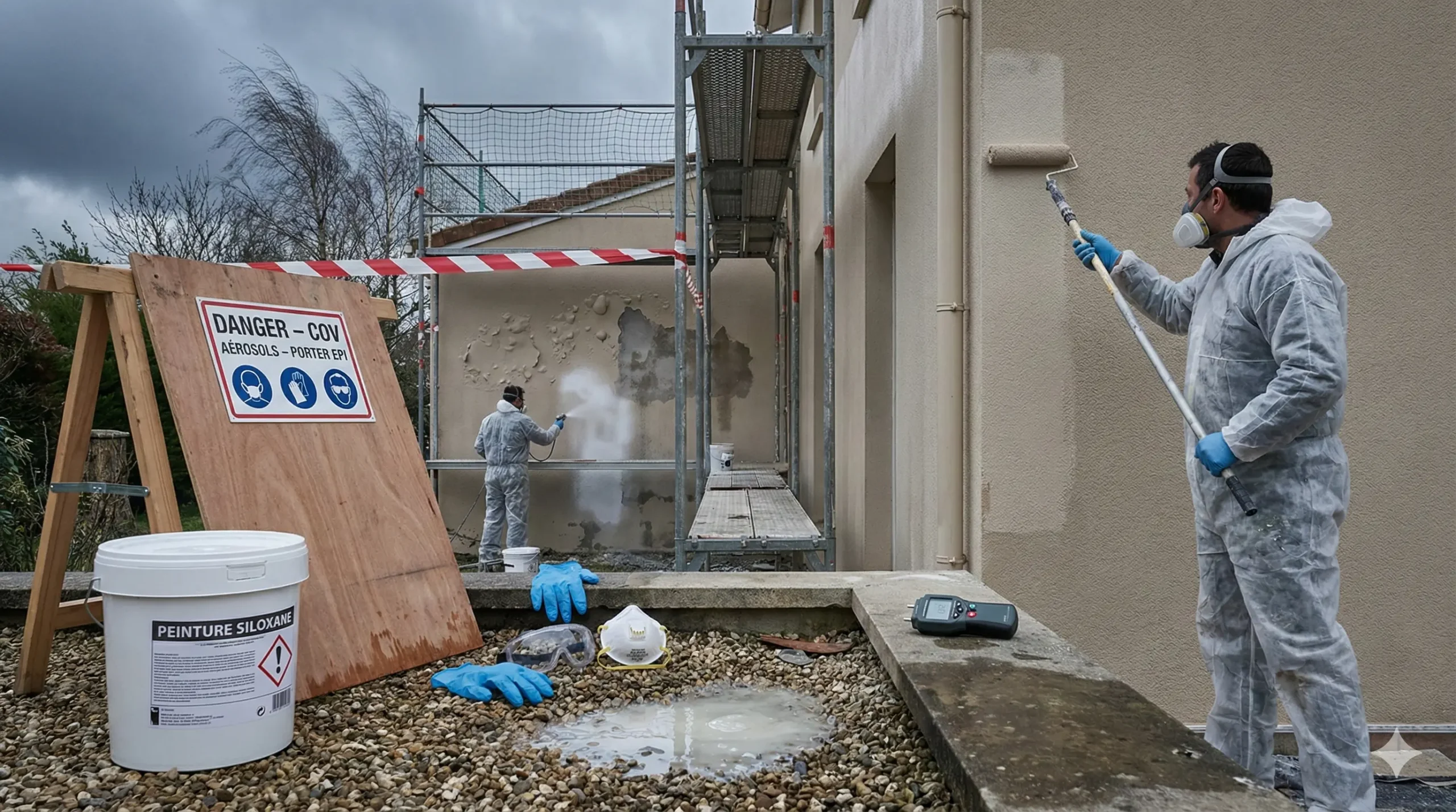 siloxane peinture danger